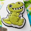 Wilton Dinosaur Cake Pan, Kids 3D Birthday Cake Pan, Silver, Aluminum view 2