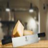Mundial 16-Inch Carbon Stainless Steel Cheese Slicer - Double Handle Cheese Knife Ideal for Cutting Block of Cheese, Firm Grip, Model 5628-16 view 2