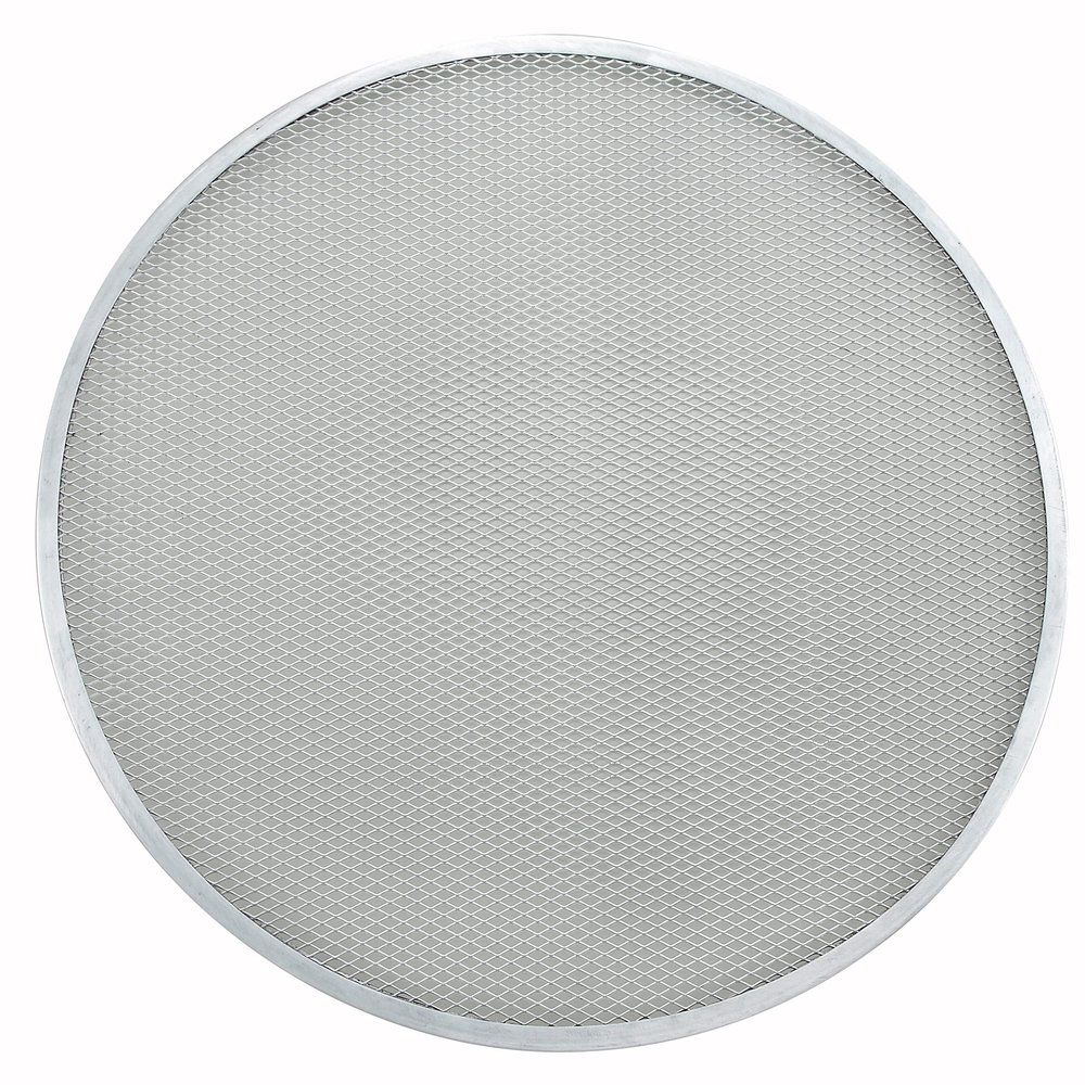 Winco Aluminum Winware 20-Inch Seamless Pizza Screen, 20 Inch, APZS-20