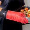 Masterclass Waterproof And Heat-proof Silicone Oven Glove - Red view 2