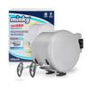 Minky Homecare Outdoor Retractable Dual Clothesline - Heavy Duty PVC Coated Line - Energy and Space Saving Removable Laundry Drying Line - 2 x 49 Feet view 1