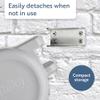 Minky Homecare Outdoor Retractable Dual Clothesline - Heavy Duty PVC Coated Line - Energy and Space Saving Removable Laundry Drying Line - 2 x 49 Feet view 4