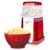Nostalgia Hot-Air Electric Popcorn Maker, 8 Cups, Healthy Oil Free Popcorn with Measuring Scoop, Retro Red view 1