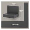 Command Display Ledges, Holds up to 2 lb, Slate, 2 Ledges with 8 Medium Strips, Damage-Free Hanging Floating Shelf with Adhesive Strips, Personalize Living Room, Bedroom, Kids Room or Office view 2