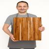 Teakhaus Cutting Board - Extra Large (XL) Wood Cutting Board with Grip Handles - Holiday Gift Ideas for Men and Women - Gift-Ready, Reversible, Edge Grain Wood, Knife Friendly - FSC Certified view 3