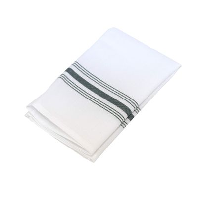 Milliken Signature Stripe Bistro Napkins - Assorted Colors - Set of 12 (Forest)