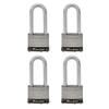 Master Lock 5SSQLJ Stainless Steel Outdoor Padlock with Key, 4 Pack Keyed-Alike view 1