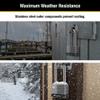 Master Lock 5SSQLJ Stainless Steel Outdoor Padlock with Key, 4 Pack Keyed-Alike view 4