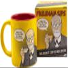 The Unemployed Philosophers Guild Freudian Sips Coffee Mug - Drink Your Coffee and Undo Years of Repression, Comes in a Fun Gift Box, 12oz view 1