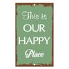 Fastasticdeals There is Our Happy Place Novelty Funny Metal Sign 8 in X 12 in view 1