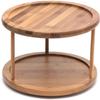 Lipper International 8302 Bamboo Wood 2-Tier 10" Kitchen Turntable view 1