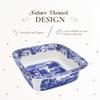 Spode Blue Italian Square Dish | 10 Inch Baking Dish for Serving Lasagna, Casserole, and Vegetables | Made from Fine Porcelain | Microwave and Dishwasher Safe view 3