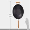 JOYCE CHEN Professional Series 14-Inch Cast Iron Wok with Maple Handle view 4