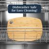 Totally Bamboo GreenLite Dishwasher Safe Cutting Board, 13.5" x 9" Reversible Bamboo Chopping Board | Lightweight Kitchen Prep Board for Vegetables, Meats, Cheese and More view 3