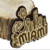 Miami Wood Engraved Fridge Magnet Souvenir Gift view 4