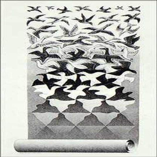 Pyramid America M.C. Escher Liberation Cool Wall Decor Art Print Poster 13.5x29.5