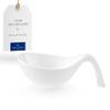 Villeroy & Boch Flow Salad Bowl with Handle, 20.25 oz, Premium Porcelain, White view 1
