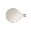 Villeroy & Boch Flow Salad Bowl with Handle, 20.25 oz, Premium Porcelain, White view 2