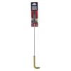 Chef Master Steel L-Shaped Fryer Brush with Black Handle - 27"L view 2