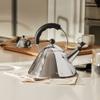 Alessi 9093 B - Design Kettle with Handle and Bird-Shaped Whistle, Stainless Steel and PA, Black view 4