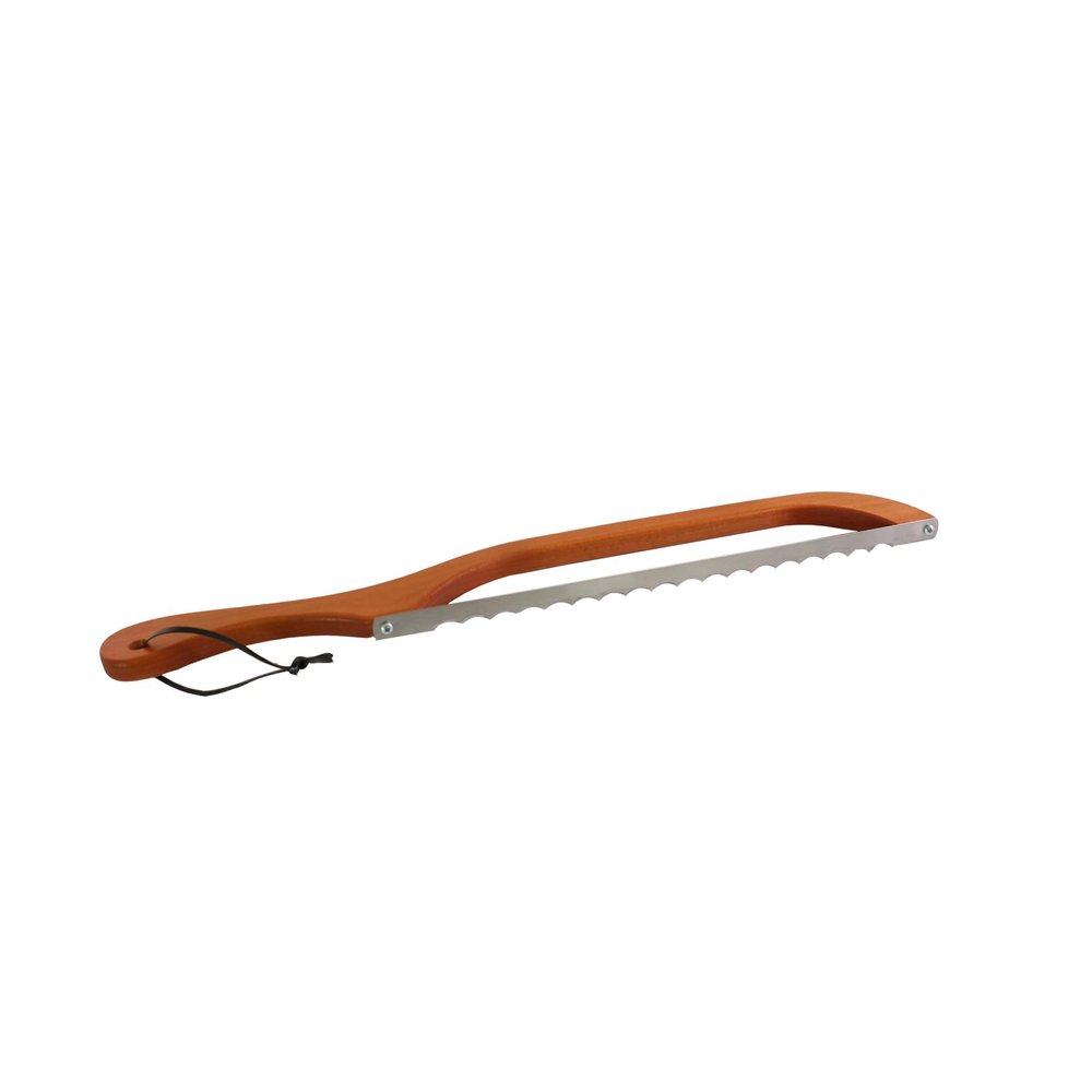 Out of the Woods of Oregon Bread and Bagel Slicer Bow Saw Bread Knife for Home Made Bread - Choose from Right Handed or Left Handed (CHERRY - LEFT HANDED)
