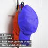 Perfect Curve CapRack | Over-The-Door Hat Organizer for Baseball Caps | 2 Straps, Holds 18-36 Adjustable Caps | Black view 4