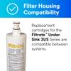 Filtrete Replacement Filter 3US-AF01 Standard Under Sink Quick Change Water Filtration, White view 2