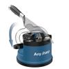 AnySharp  GLOBAL  Hands Free Knife Sharpener - Easy to Use Sharpening Tool with PowerGrip Suction Base and 20-Degree Pre-set Angle - For All Knives: Chefs, Serrated, and Hardened Steel - Blue view 2