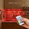 BASON LIGHTING RGB Under Cabinet Lighting, Wireless Remote Control, 16-Color Plug in Puck Lights, Dimmable LED Cabinet Light Kit for Kitchen, Bookshelf, Counter, 4 Pack view 2