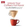 Melitta #2 Cone Coffee Filters, Natural Brown, 100 Count (Pack Of 6), 600 Total Filters - Fits all 2-6 Cup Cone Coffee Makers and 1-cup Pour-Over Brewers, Compostable, Tear-Resistant, Made in USA view 4