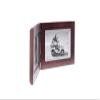 Malden Double Horizontal 4x6 Picture Frame - Wide Real Wood Molding, Real Glass - Dark Walnut view 2