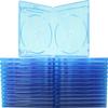 (25) Empty Standard Double Blue Replacement Boxes/Cases for Blu-Ray Disc Movies BR2R12BL view 1