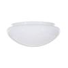 Satco 50-330 9.5-Inch Replacement Mushroom Glass Shade, 7-7/8 Inch Fitter, White (50/330) view 2