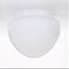 Satco 50-330 9.5-Inch Replacement Mushroom Glass Shade, 7-7/8 Inch Fitter, White (50/330) view 3