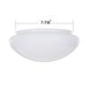 Satco 50-330 9.5-Inch Replacement Mushroom Glass Shade, 7-7/8 Inch Fitter, White (50/330) view 4