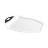 Dexas Chop & Scoop Cutting Board, 9.5 by 13 inches, White with Black Handle view 1