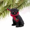 Conversation Concepts Pug Tiny Miniature One Christmas Ornament Black - Delightful! view 2