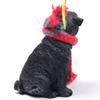 Conversation Concepts Pug Tiny Miniature One Christmas Ornament Black - Delightful! view 3