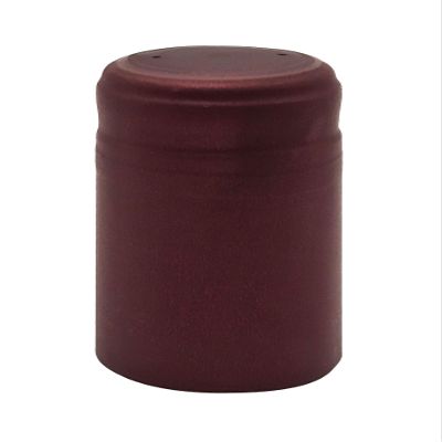 PVC Heat Shrink Capsules With Tear Tabs For Wine Bottles - 60 Count (Burgundy)