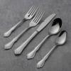 Oneida True Rose Dinner Forks, silver set of 4 view 3