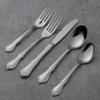 Oneida Silverware Set, True Rose Everyday Flatware Teaspoons Set, Service For 4, 18/0 Stainless Steel, 5.97 x 1.26-Inch, Dishwasher Safe, Mirror Finish, Utensils Set, Tea spoon (Silver, 4 Piece) view 3