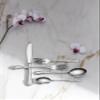Oneida Silverware Set, True Rose Everyday Flatware Teaspoons Set, Service For 4, 18/0 Stainless Steel, 5.97 x 1.26-Inch, Dishwasher Safe, Mirror Finish, Utensils Set, Tea spoon (Silver, 4 Piece) view 4