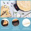 12" Griddle & Crepe Maker, Non-Stick Electric Crepe Pan w Batter Spreader & Recipe Guide- Dual Use Hot Plate for Morning Blintzes Eggs Pancakes- Portable, Adjustable Temp Settings- Valentines Day Gift view 2