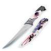 Etrading American Flag Wolf Fantasy Dagger Bowie Knife w/Sheath view 1