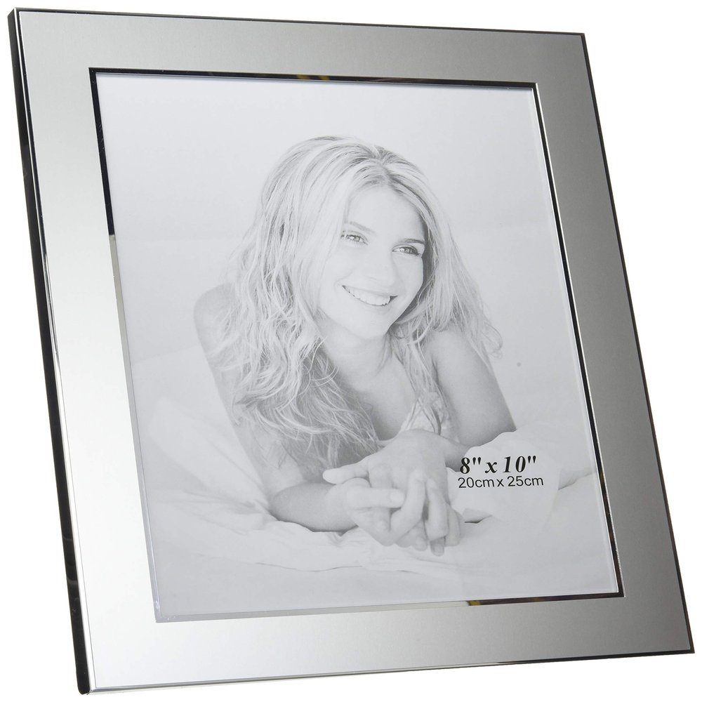Heim Concept 63348 Elegance Jolene Photo Frame, 8" x 10", Silver