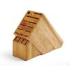 Norpro 1210 16 Slot Knife Block, 12in/30.5cm x 8.5in/21.5cm x 4.5in/11.5cm, as shown view 1