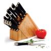 Norpro 1210 16 Slot Knife Block, 12in/30.5cm x 8.5in/21.5cm x 4.5in/11.5cm, as shown view 2