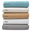 Tex Trend 100% Cotton Blankets Queen Size  Waffle Weave Versatile Cotton Blanket  Breathable and Soft for Spring Summer  Gift for Women, White, 90x90 Inches view 1
