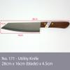 Kiwi Brand Stainless Steel 8 inch Thai Chef's Knife No. 21 view 3
