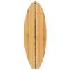 Totally Bamboo Surfboard Shaped Bamboo Wood Cutting Board and Charcuterie Serving Board, 23" x 7-1/2" view 1